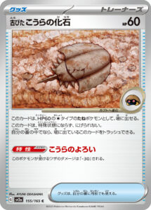 古びたこうらの化石（SV2a 155/165）